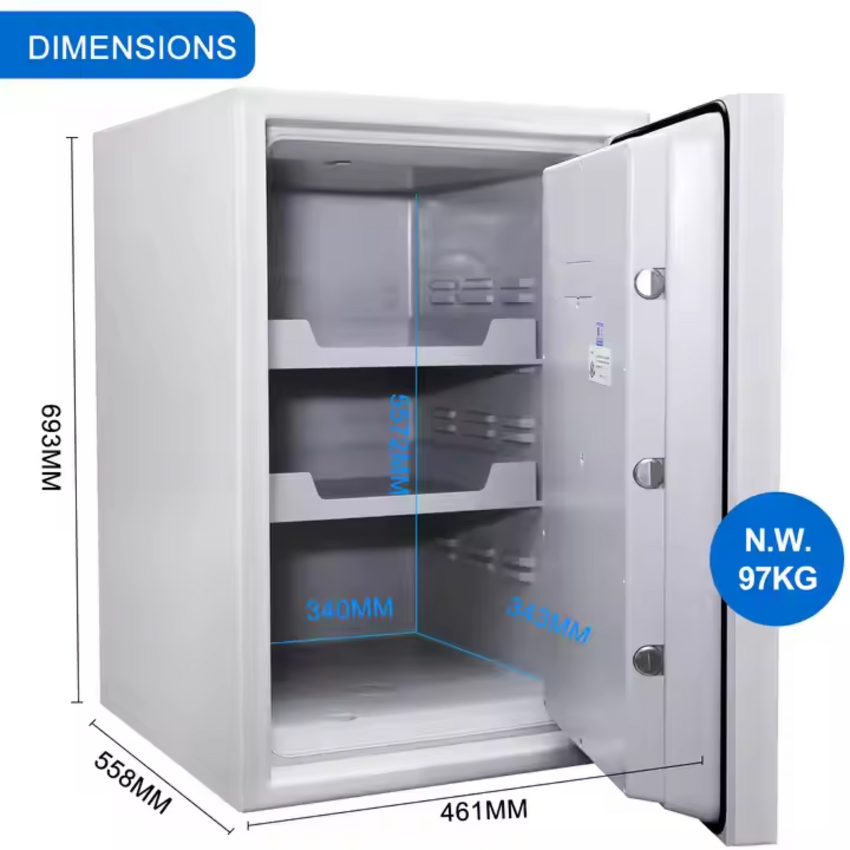 SnowSecure BioShield 60 Biometric Safe